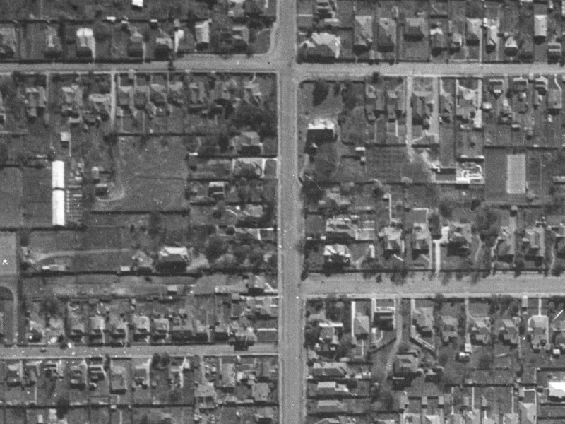 83 Springfield Road from the air, 1940-1944