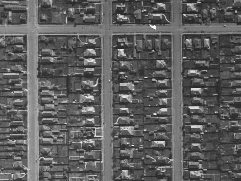 452 Manchester Street from the air, 1940-1944