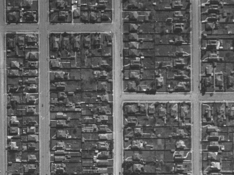 81A Geraldine Street from the air, 1940-1944