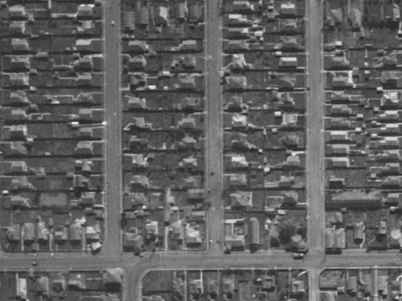 20 Chrystal Street from the air, 1940-1944