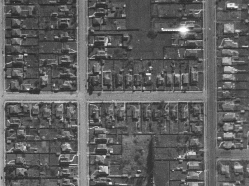 31 Gresford Street from the air, 1940-1944