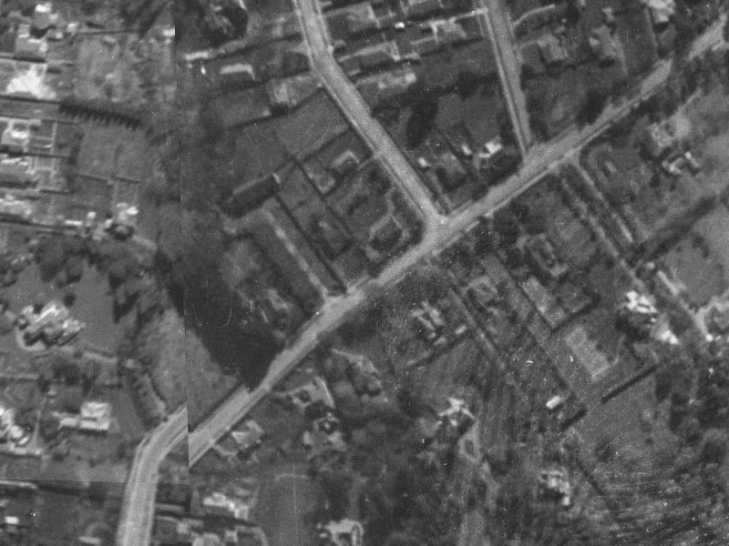 25–29 Glandovey Road from the air, 1940-1944