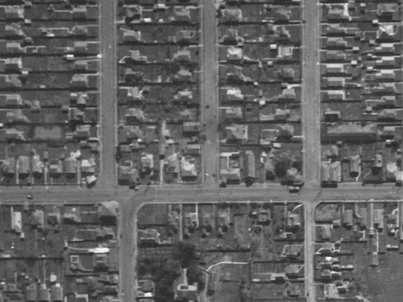 11 Petrie Street from the air, 1940-1944