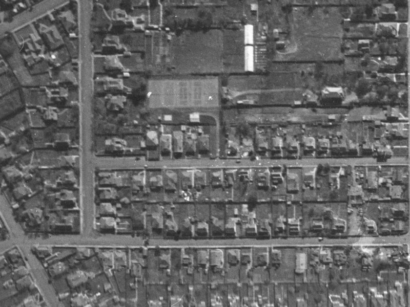 21 Berry Street from the air, 1940-1944
