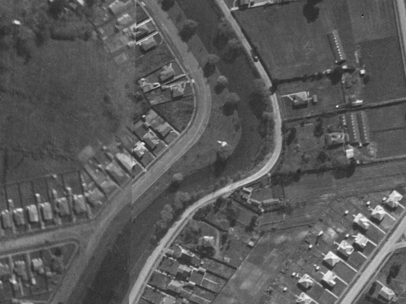 506–532 Avonside Drive from the air, 1940-1944