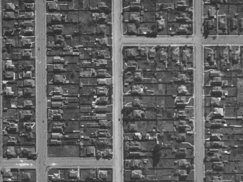 72 Geraldine Street from the air, 1940-1944
