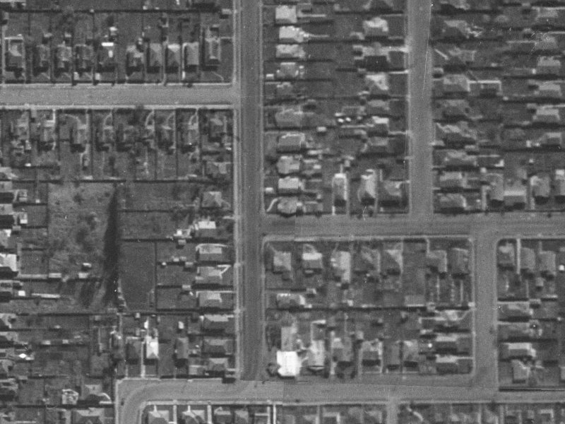 3 North Avon Road from the air, 1940-1944