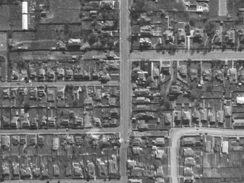 63 Springfield Road from the air, 1940-1944