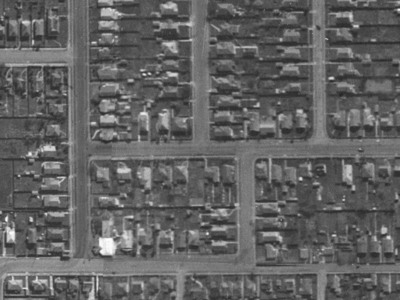 20 North Avon Road from the air, 1940-1944