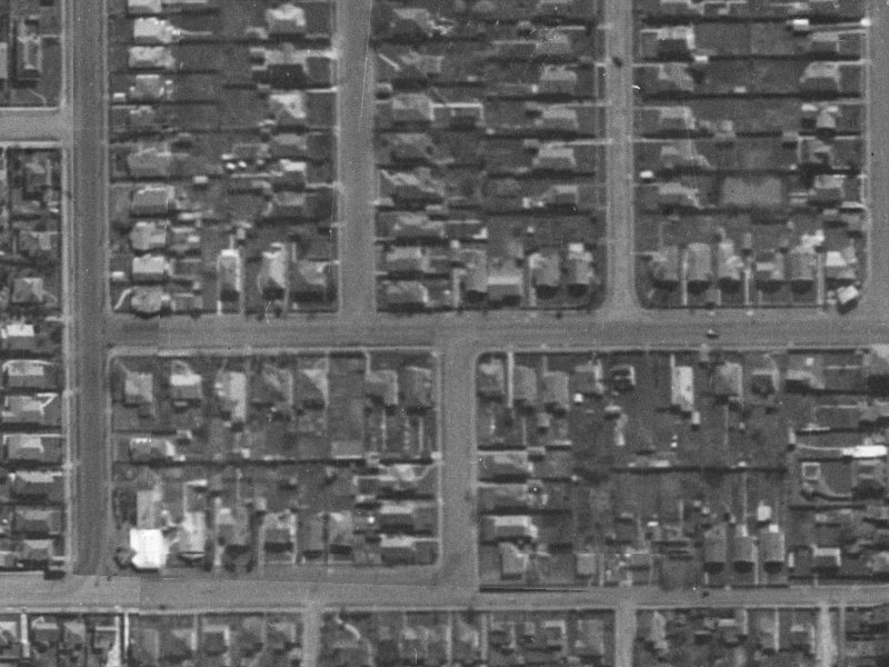 22 North Avon Road from the air, 1940-1944