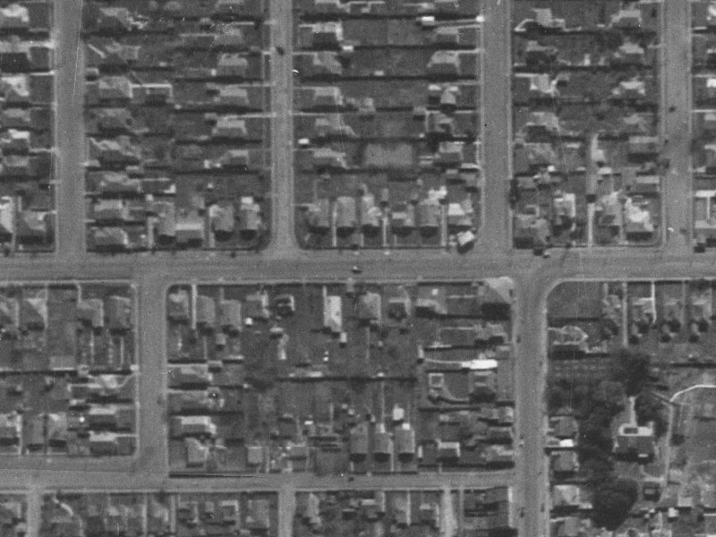 52 North Avon Road from the air, 1940-1944