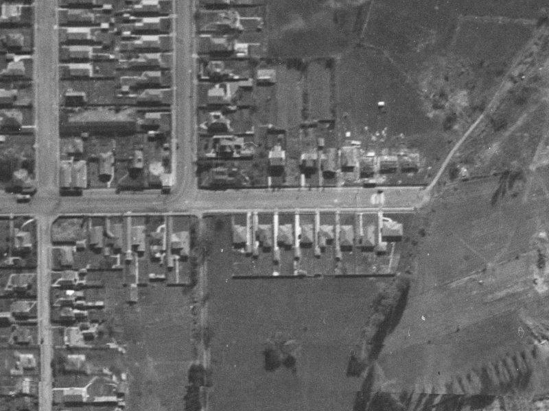 154 North Avon Road from the air, 1940-1944