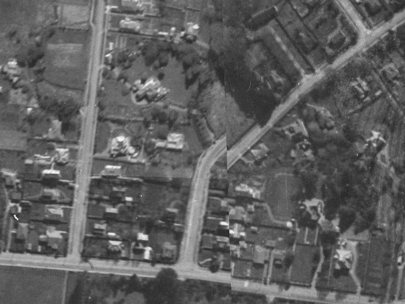 11 Glandovey Road from the air, 1940-1944