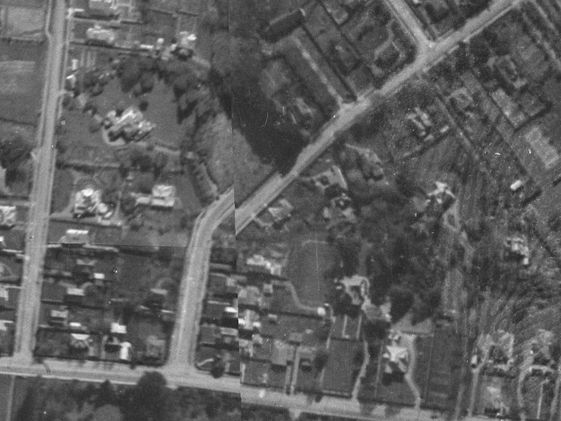 14B Glandovey Road from the air, 1940-1944