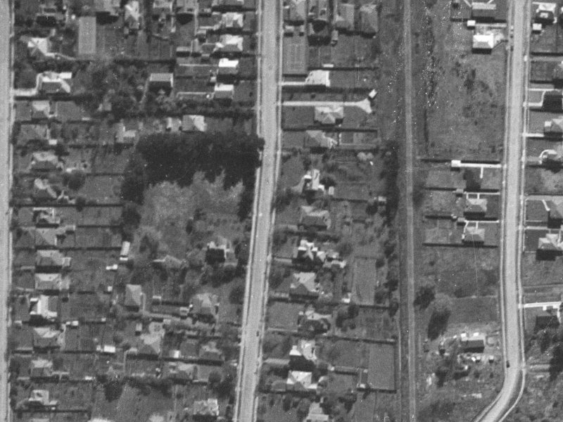 26 Jacksons Road from the air, 1940-1944