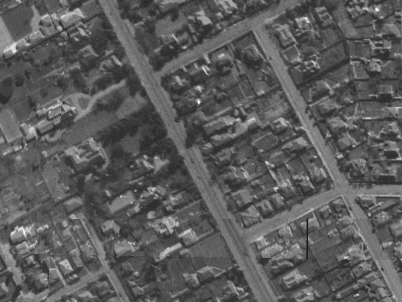 72 Papanui Road from the air, 1940-1944