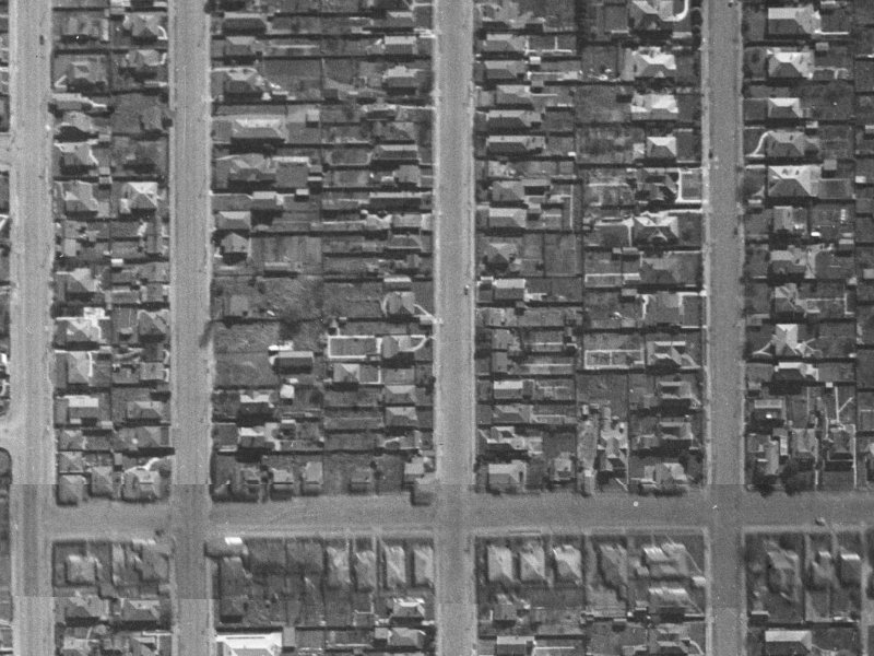 59 Sherborne Street from the air, 1940-1944
