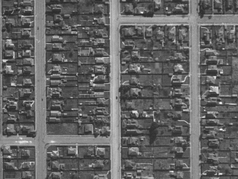 62 Geraldine Street from the air, 1940-1944