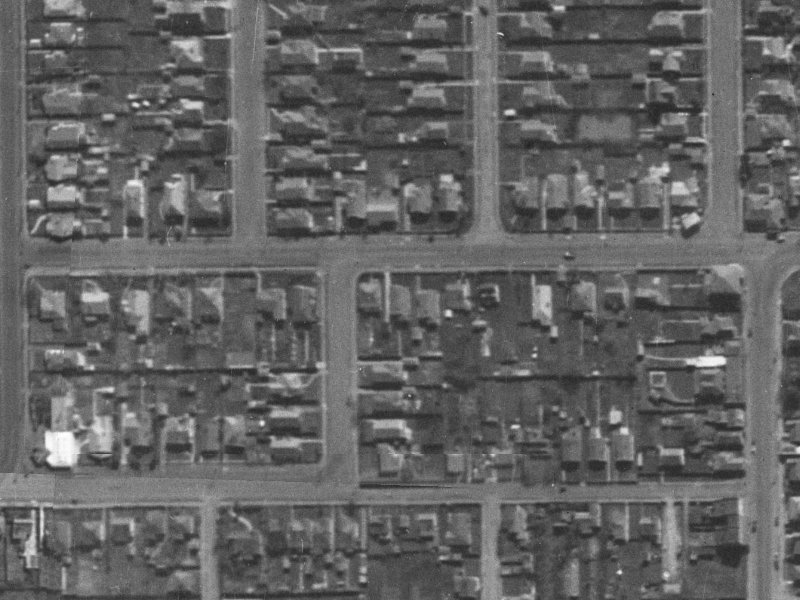 24 North Avon Road from the air, 1940-1944