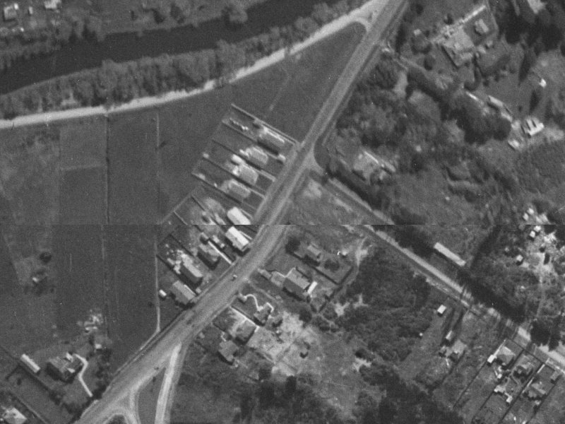 77 Wainoni Road from the air, 1940-1944