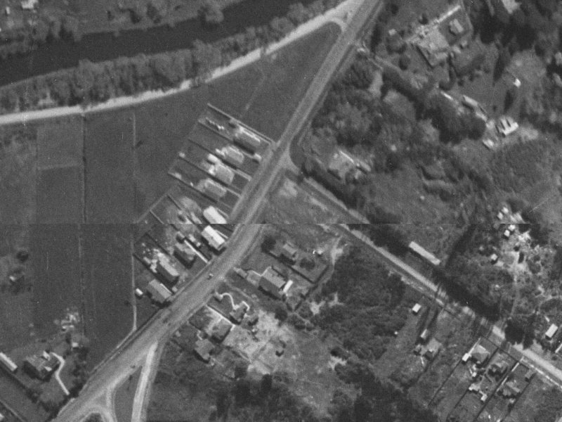 79 Wainoni Road from the air, 1940-1944