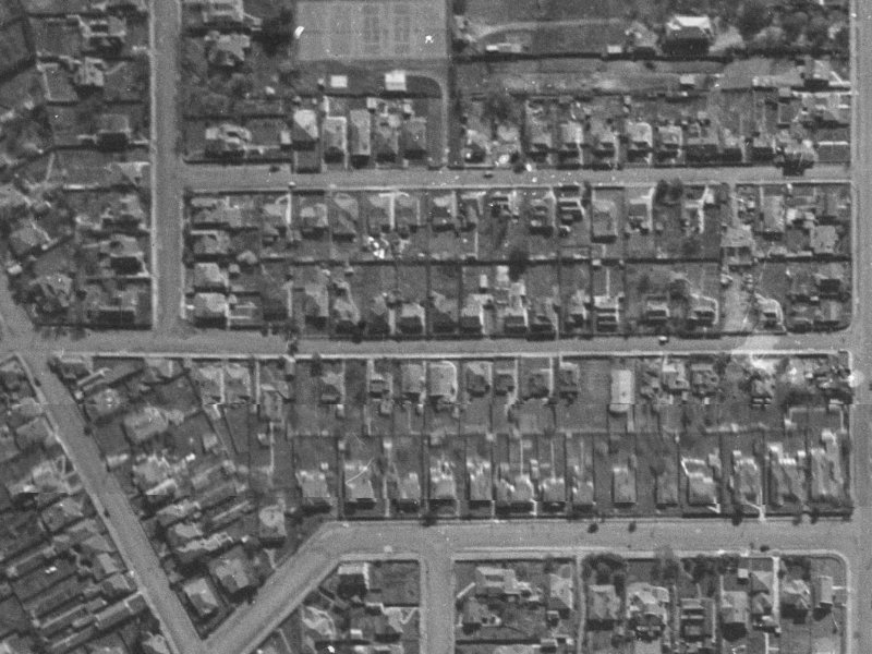 55 Clare Road from the air, 1940-1944