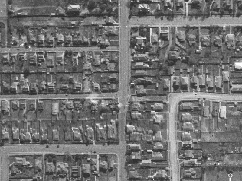 87 Clare Road from the air, 1940-1944