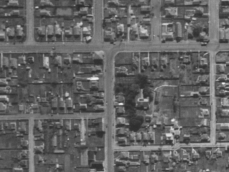 1 Siddal Place from the air, 1940-1944