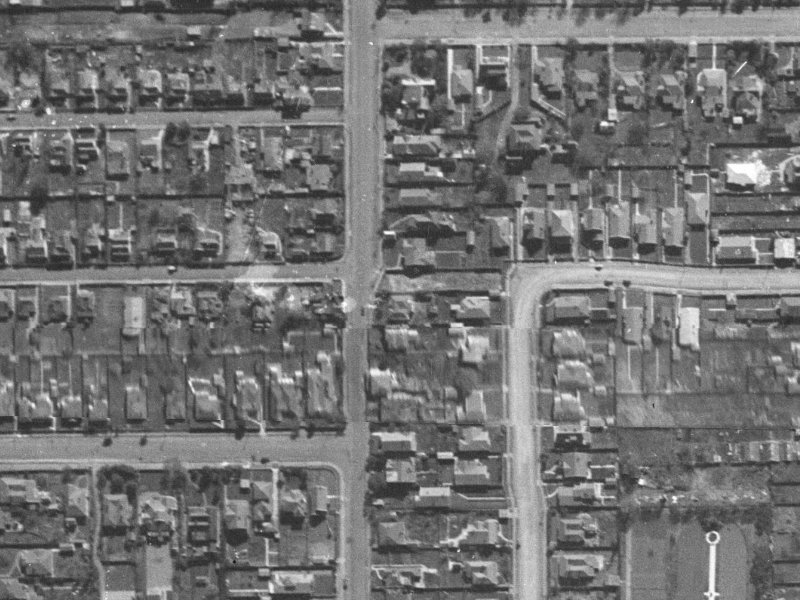 54 Springfield Road from the air, 1940-1944
