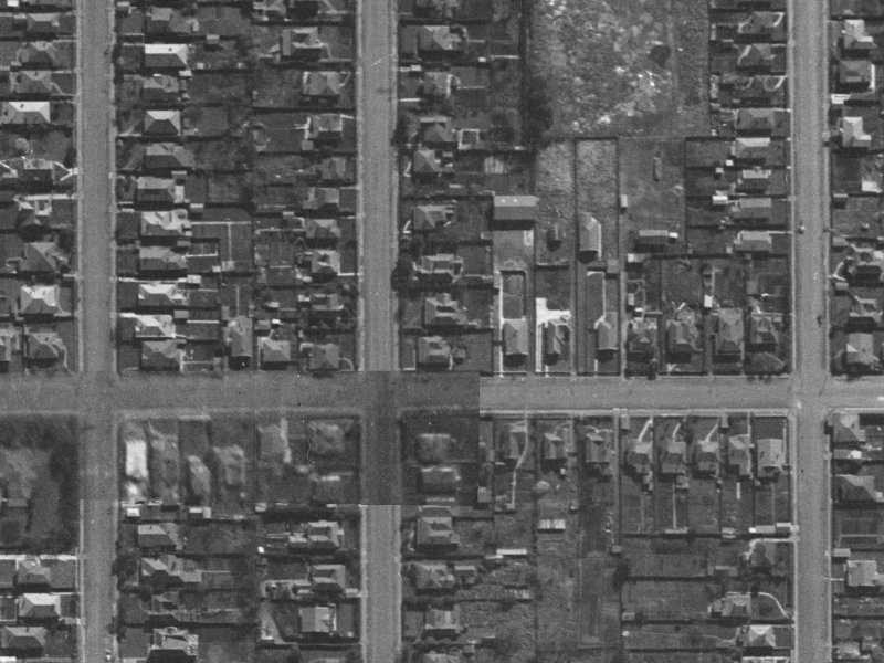 89 Purchas Street from the air, 1940-1944