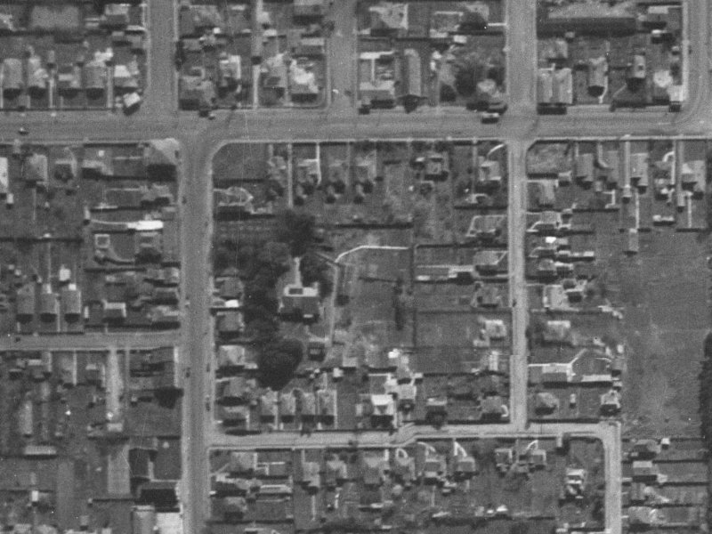 14 Siddal Place from the air, 1940-1944