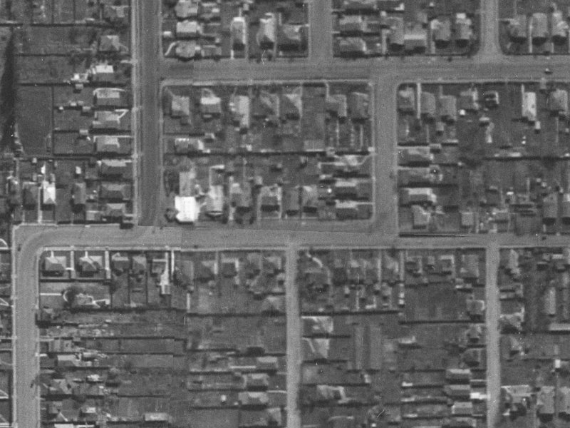 41 Avalon Street from the air, 1940-1944