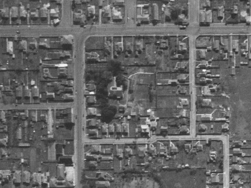 19 Siddal Place from the air, 1940-1944