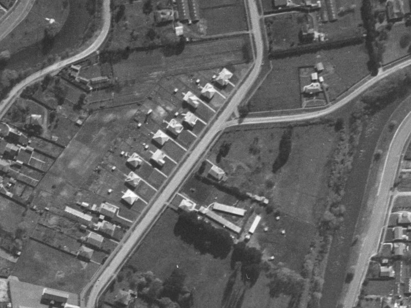 49 Gayhurst Road from the air, 1940-1944