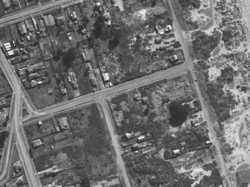 17 Jervois Street from the air, 1940-1944