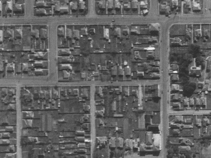 79 Avalon Street from the air, 1940-1944
