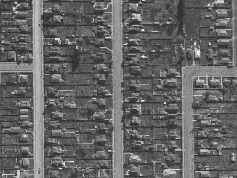 36-42 Champion Street from the air, 1940-1944