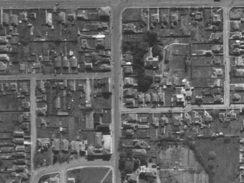 322 Stanmore Road from the air, 1940-1944