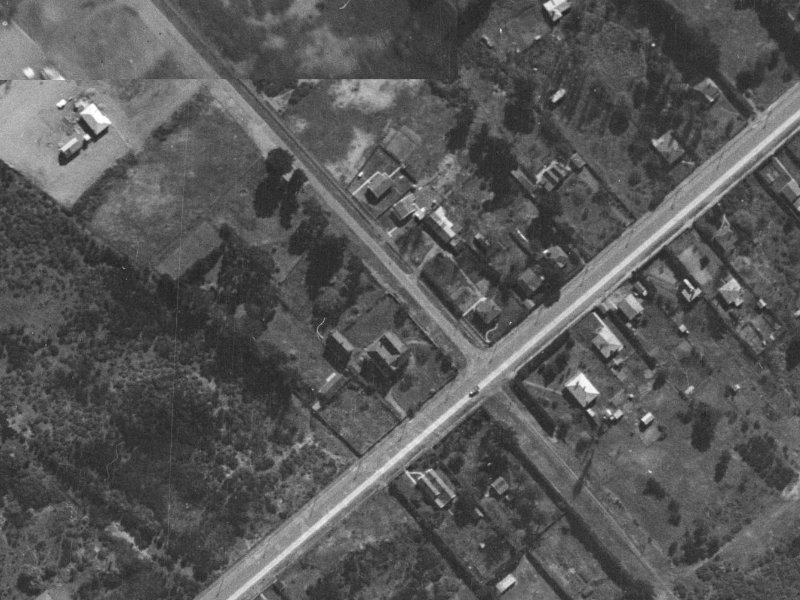 130C Shortland Street from the air, 1940-1944