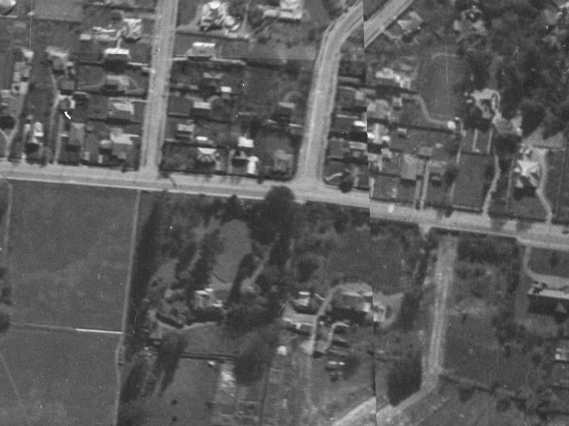 173 Fendalton Road from the air, 1940-1944