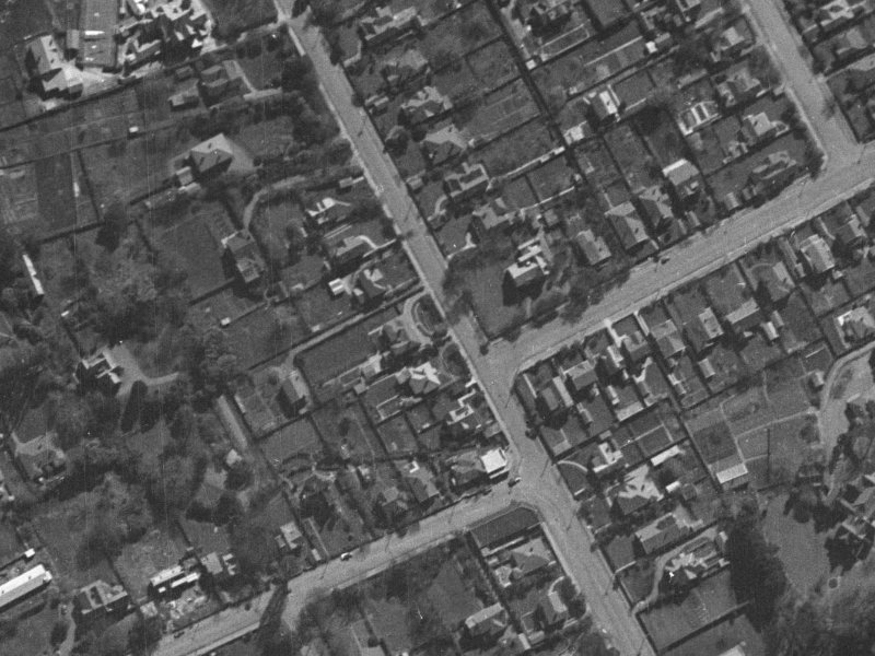 51 Rossall Street from the air, 1940-1944
