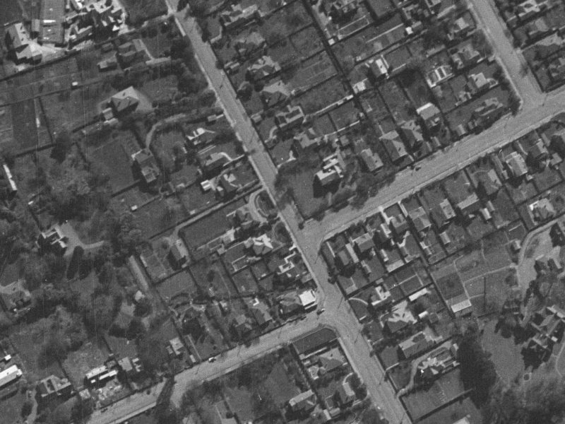 49 Rossall Street from the air, 1940-1944