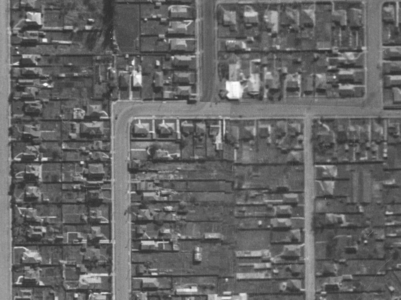 35 Whitmore Street from the air, 1940-1944