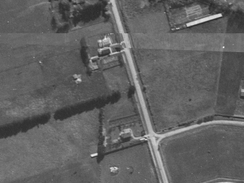 155 Ilam Road from the air, 1940-1944