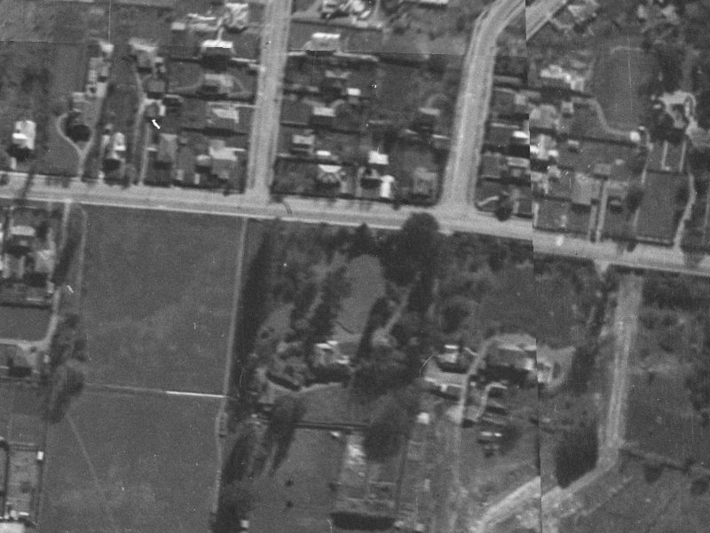 8 Willowbrook Place from the air, 1940-1944