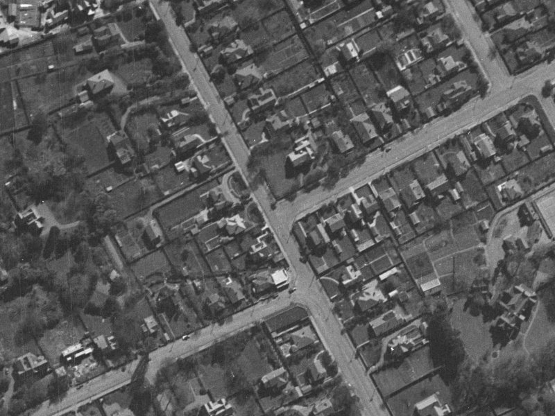 84 Rossall Street from the air, 1940-1944