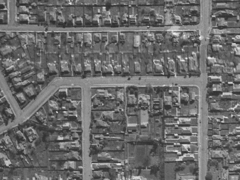 56 Derby Street from the air, 1940-1944