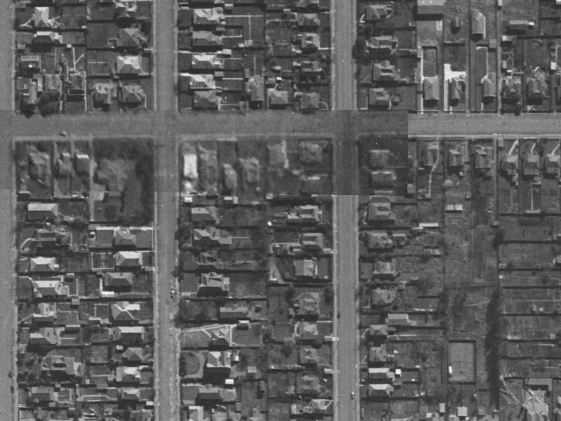 40 Bishop Street from the air, 1940-1944
