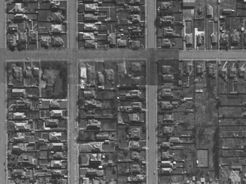 16 Tabard Street from the air, 1940-1944