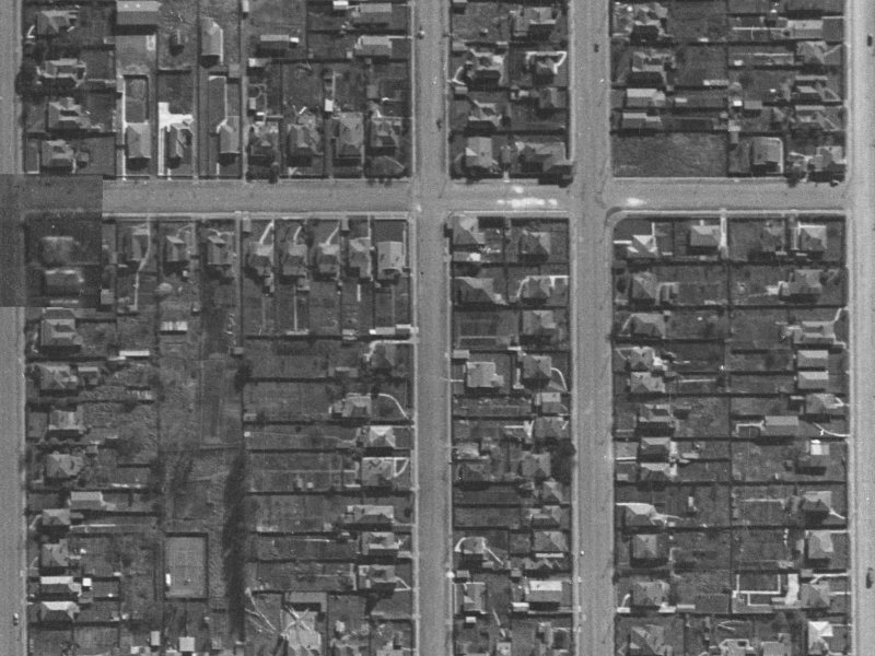 36 Packe Street from the air, 1940-1944